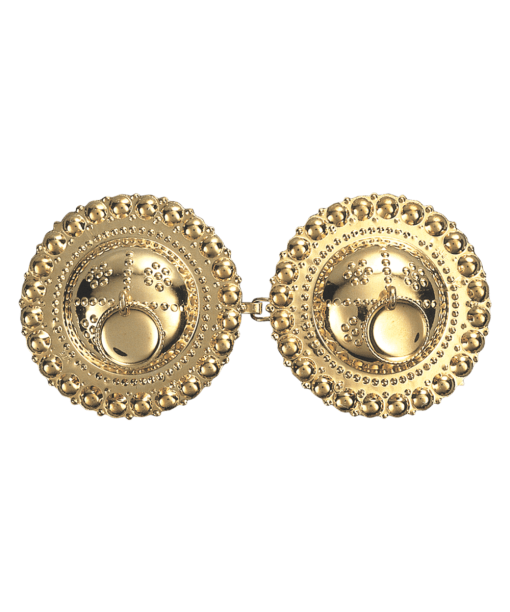 Beltespenne til skinnlist, forgylt