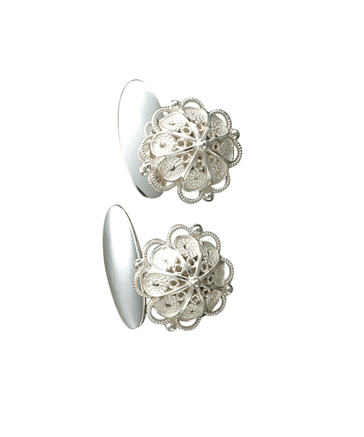 Mansjettknappar, kvit