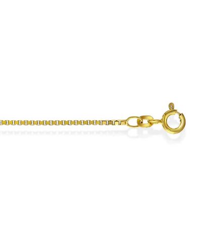 Veneziansk kjede i 585 gult gull, 38 cm