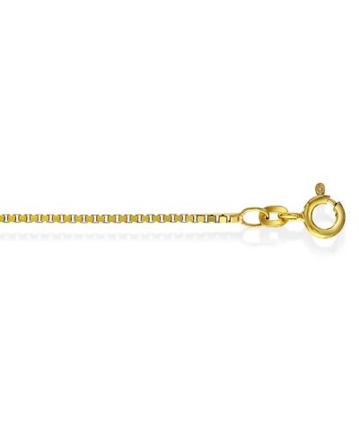 Veneziansk kjede i 585 gult gull, 42 cm