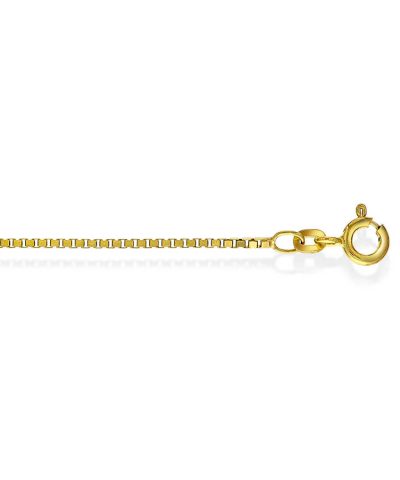 Veneziansk kjede i 585 gult gull, 45 cm