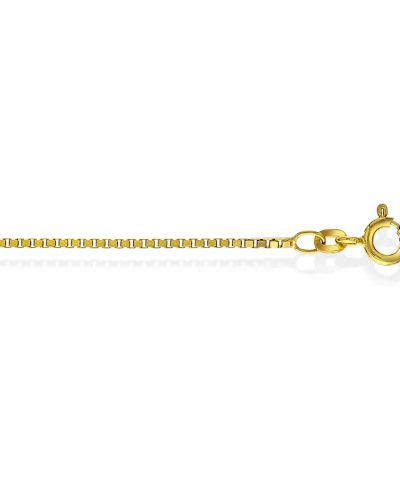Veneziansk kjede i 585 gult gull, 70 cm
