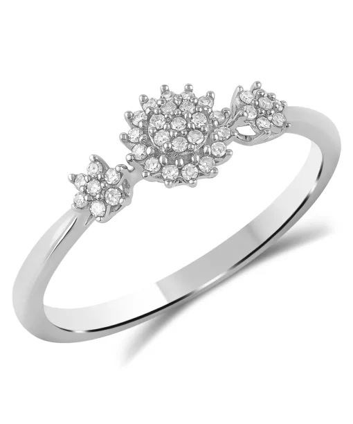 Diamantring 0,20ct TW.SI