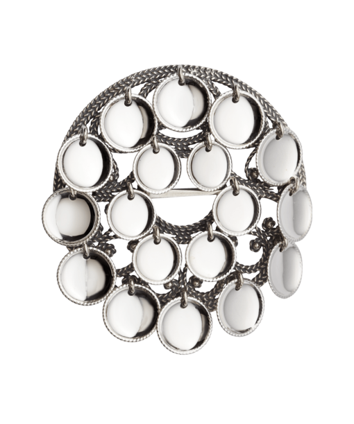 Sølje med trådkantlauv, oksidert