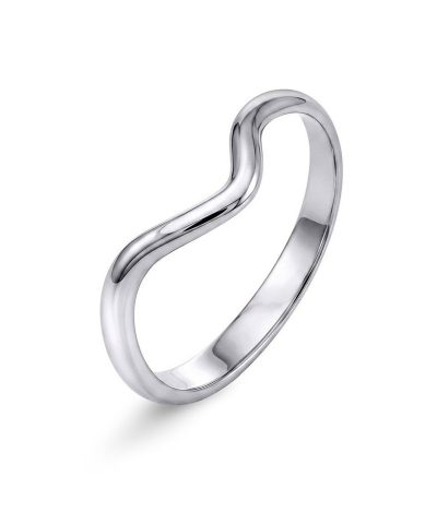 Ring i hvitt gull