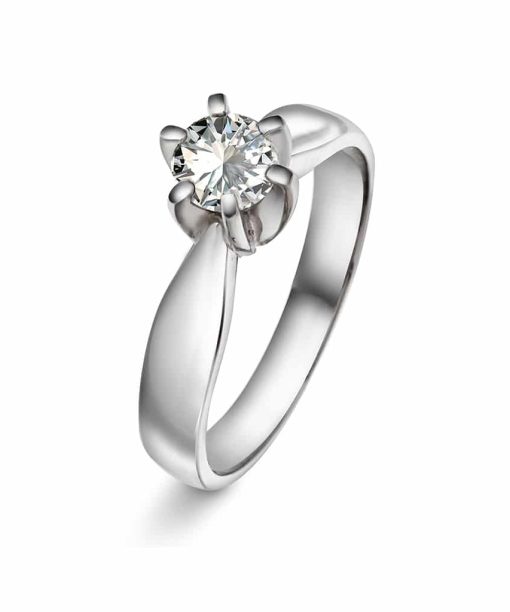 Christophersen Hvitt Gull Ring 0,50 TWSI 1 br superst