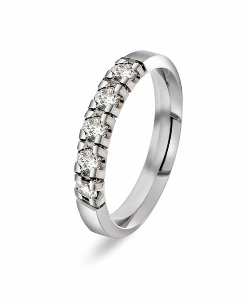 Christophersen Hvitt Gull Ring Allianse 0,45 WP1 5 br