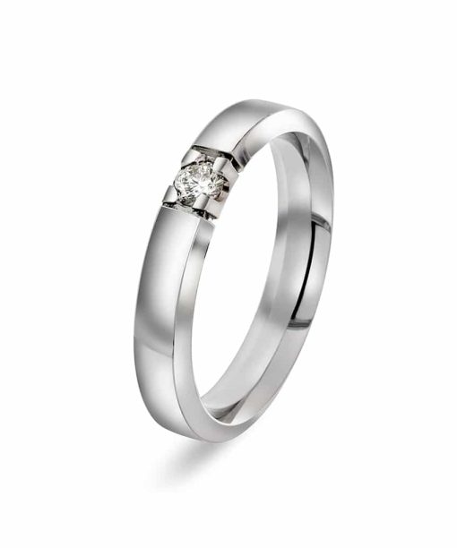Christophersen Hvitt Gull Ring Allianse 0,12 WP1 1 br