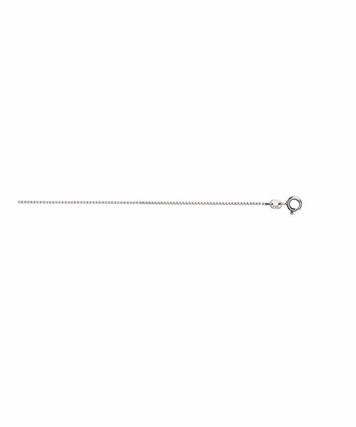 Veneziansk kjede i gull 1 mm 50 cm