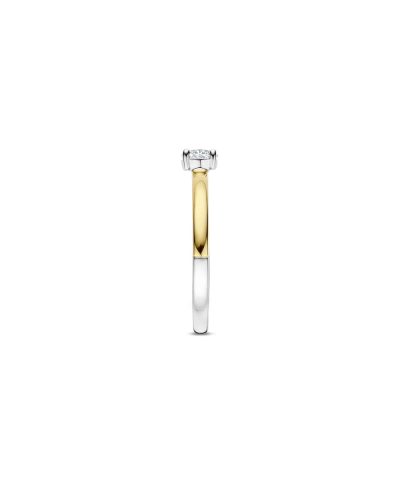 Alternative view of Ti Sento Classic Zirconia Ring 3mm