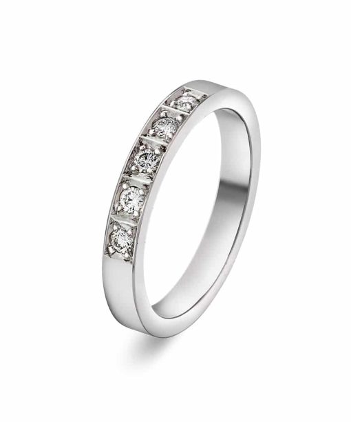 Christophersen Hvitt Gull Ring all delta 0,15 TWSI 5b