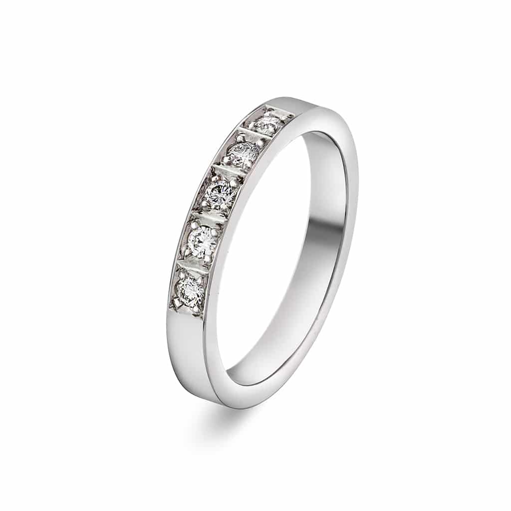 Christophersen Hvitt Gull Ring all delta 0,15 TWSI 5b