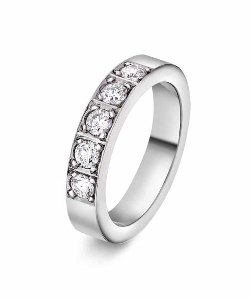 Christophersen Hvitt Gull Ring all delta 0,50 TWSI 5b