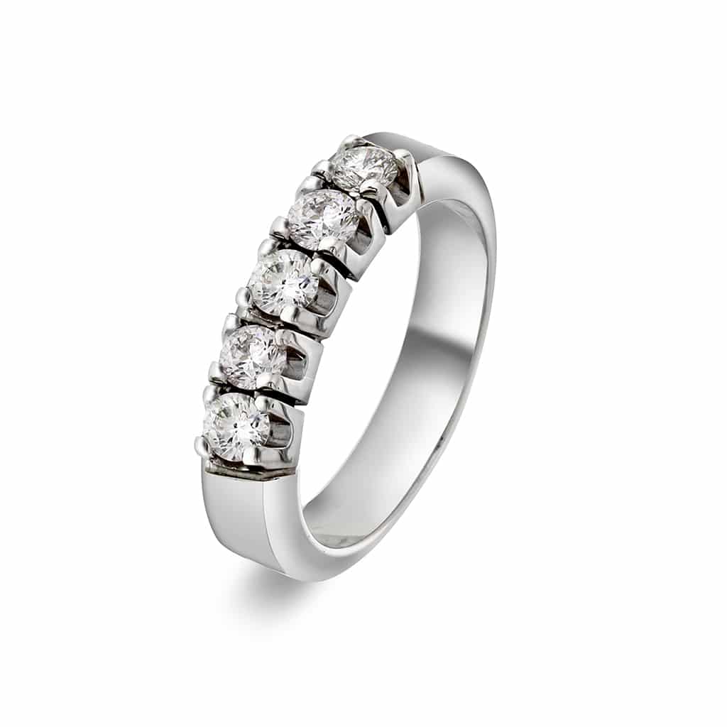 Christophersen Hvitt Gull Ring all sigma 1.00 TWSI 5b
