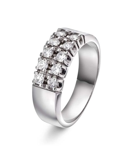 Christophersen Hvitt Gull Ring sigma 0,50 TWSI 10 br