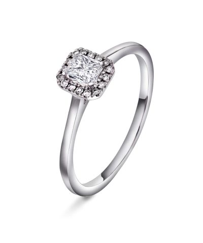 Ring i gull med diamant 0,30 ct WSI