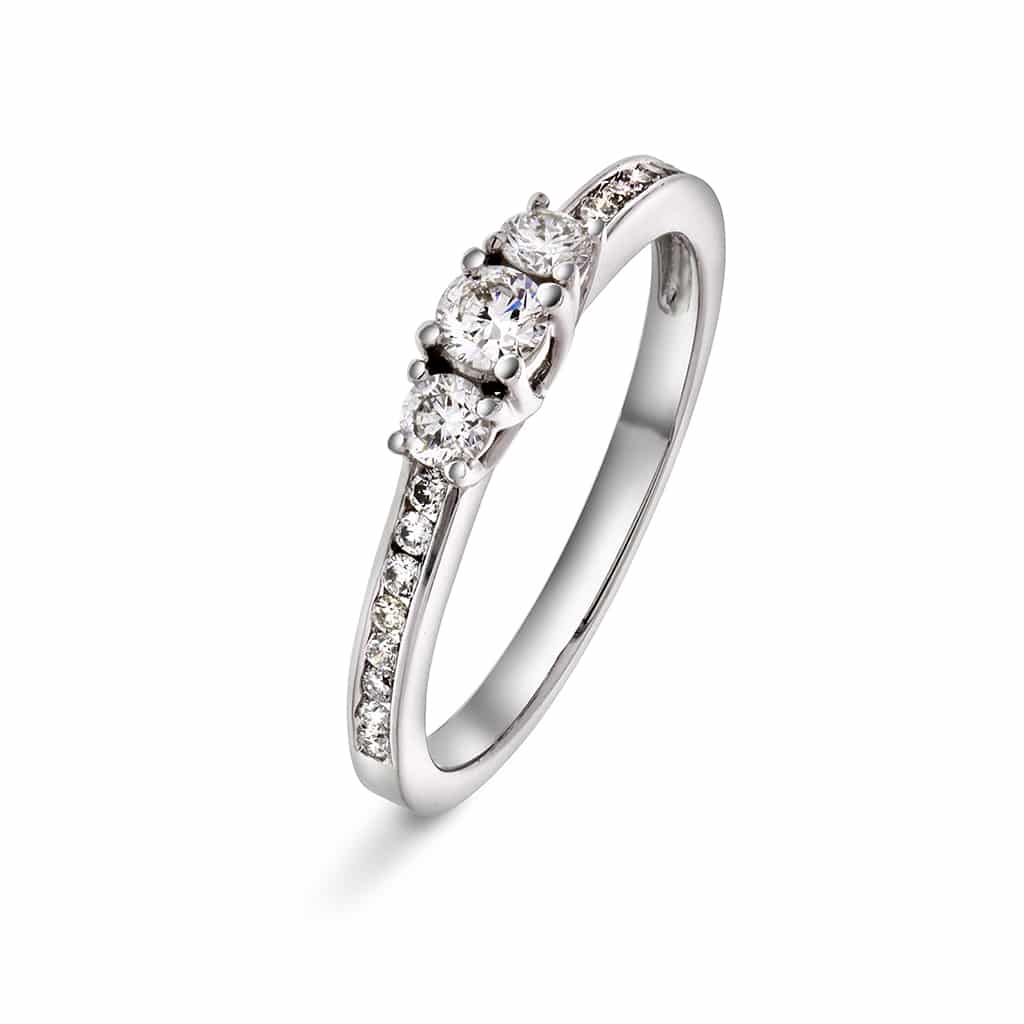 Christophersen Hvitt Gull Ring 0,45 TWSI 1+2+16 br