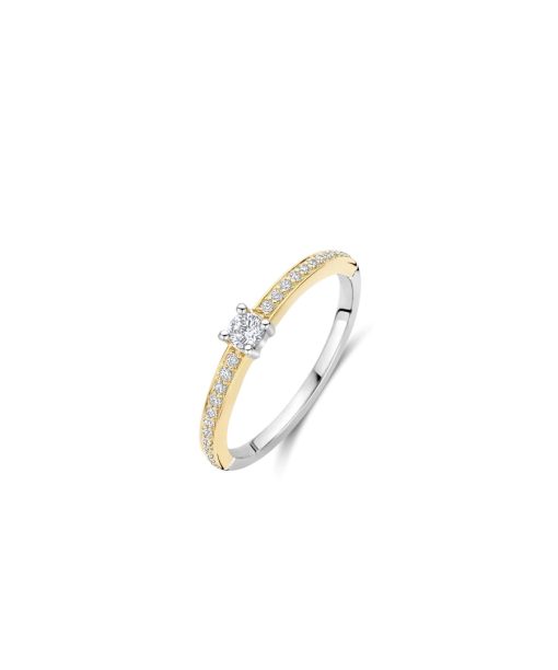 Ti Sento Classic Zirconia Ring with stone