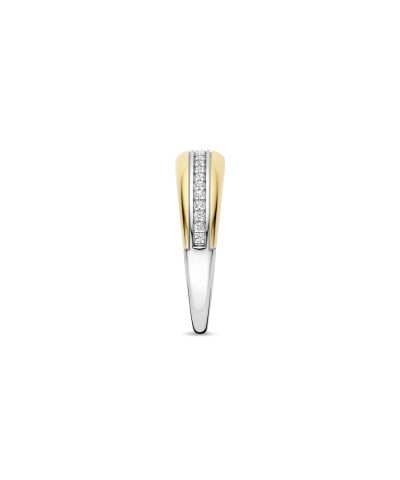 Alternative view of Ti Sento Layered Zirconia Ring