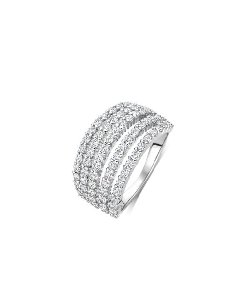 Ti Sento Stardust Zirconia Ring - L model