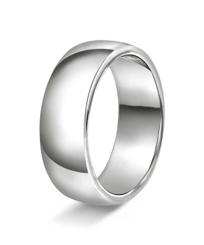 Hvelvet/flat 7mm polert h