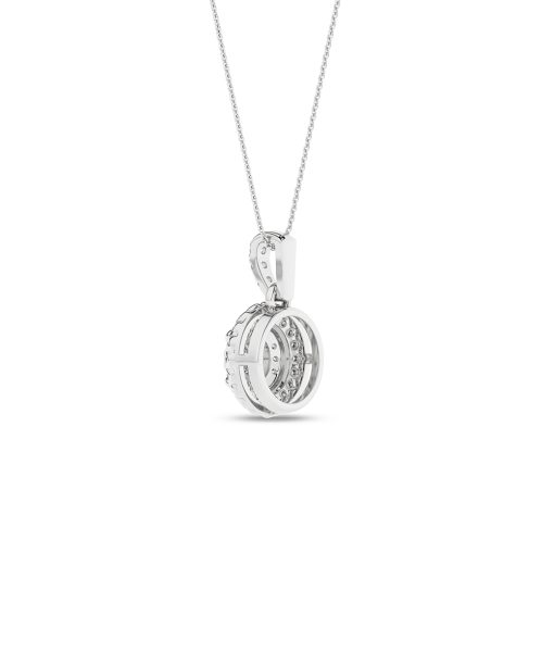 Diamantanheng i Hvitt gull, 0.25ct. Brilliant Cut - Bilde 3