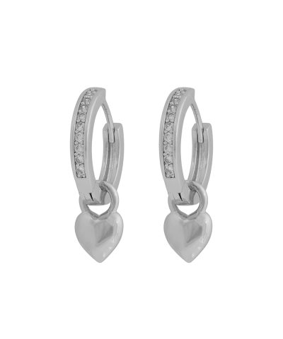 Snö of Sweden Cute crystal pendant ear s/clear-Onesize