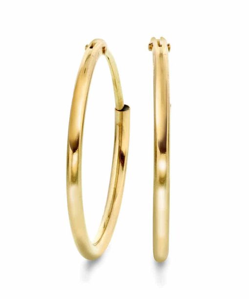 Pan Jewelry Øreringer i Gull 20mm