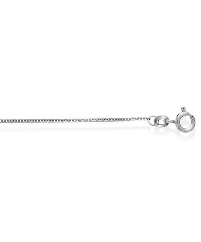 Anker kjede i gull rund 1,1 mm 45 cm