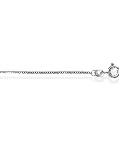 Anker kjede i gull rund 1,3 mm 45 cm