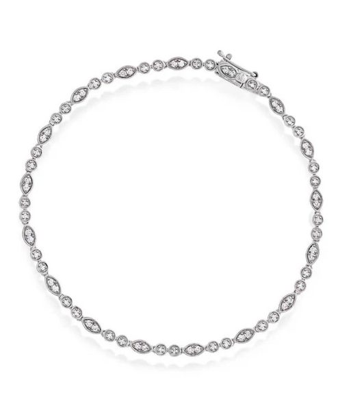 Armbånd i gull med diamanter 0,52 ct