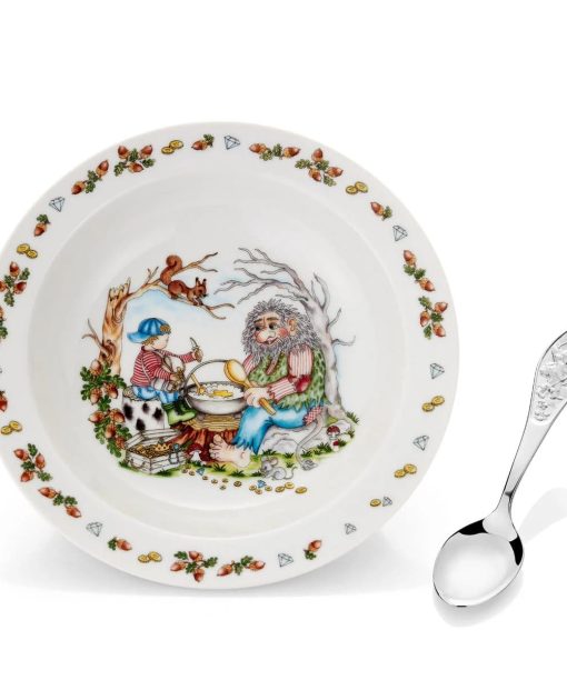 Eik Barn - Espen Askeladd, Grøtskål og skje 18867