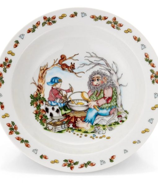 Alternative view of Eik Barn - Espen Askeladd, Grøtskål og skje 18867