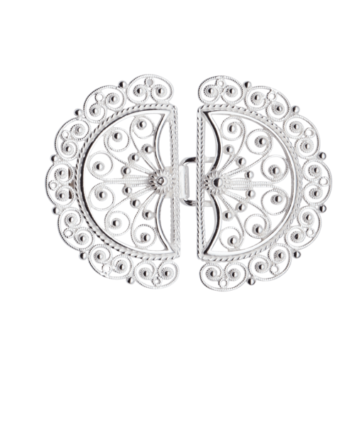 Beltespenne Bergen filigran, kvit