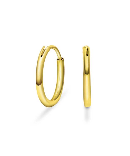 Øreringer i sølv, 18 mm