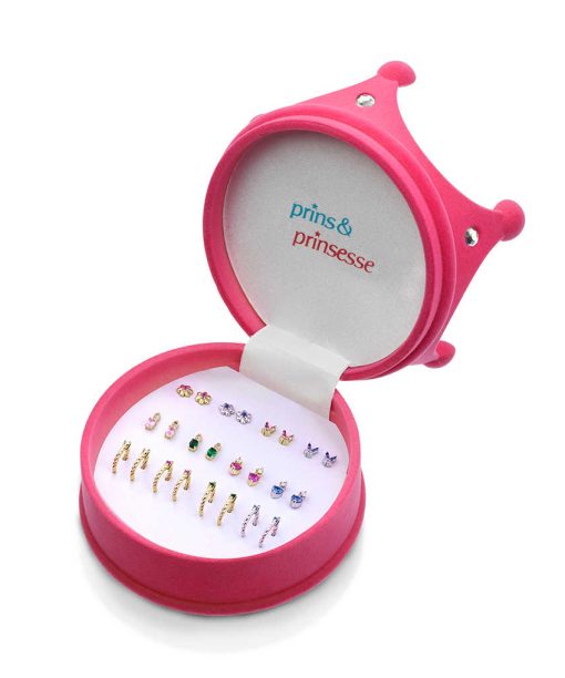 Øredobber i sølv 12 par