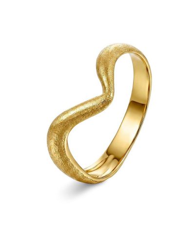 Ring i gult gull, 2,9 mm