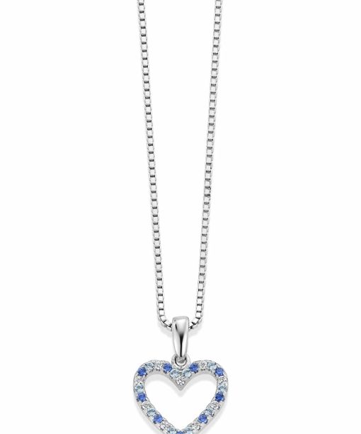 GD Signatur Nala Anheng i sølv med zirkonia, 42cm kjede