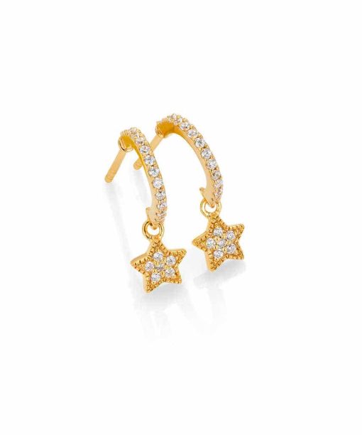 Stardust øredobber i sølv med zirkonia