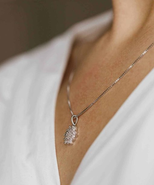 Alternative view of Gulldia Signatur Smykke i sølv med zirkonia