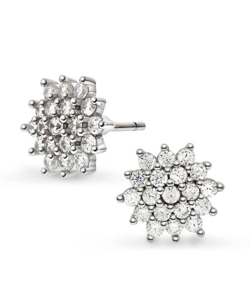 Gulldia Signatur Øredobber i sølv med zirkonia