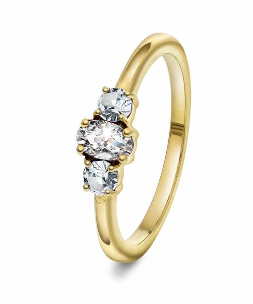 Gulldia Signatur Ring i sølv med zirkonia