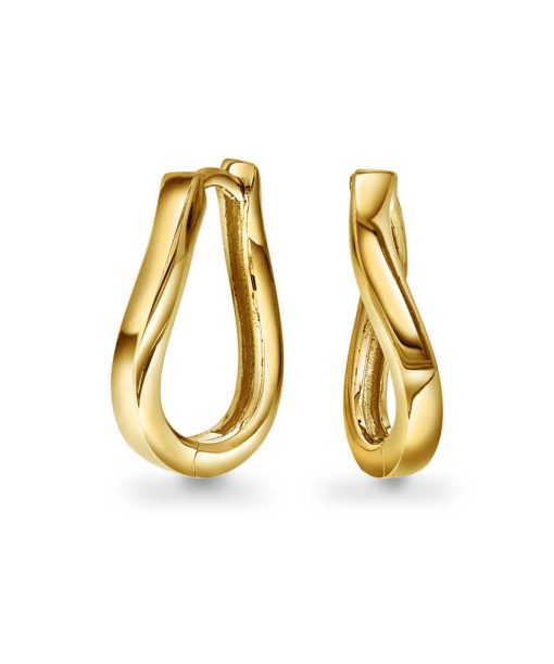 PALMA ØRERINGER I SØLV, 16 MM