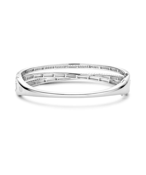 Alternative view of Ti Sento Zirconia Structure Bangle