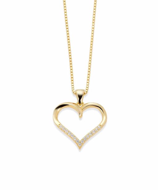 Smykke i sølv med zirkonia