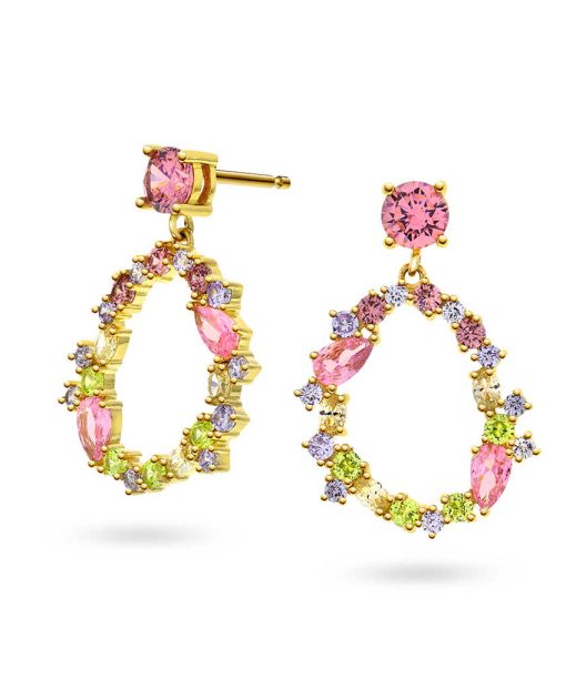 Emmy øredobber i sølv med mix zirkonia