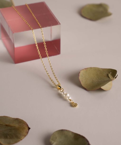 Alternative view of Fairy smykke i sølv med perler