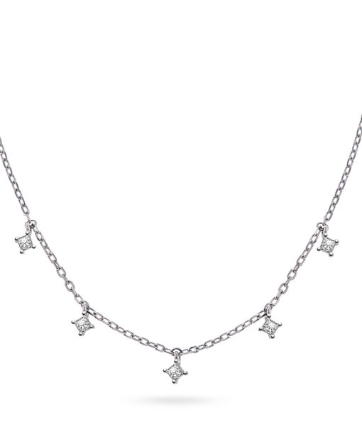 Oasis smykke i sølv med zirkonia