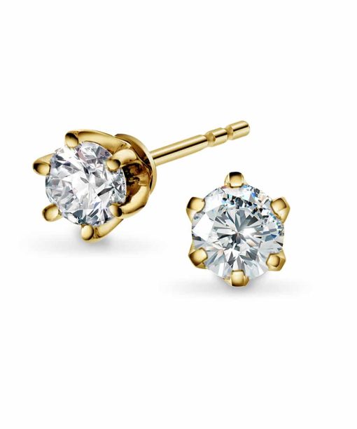 Polaris øredobber i gull, Diamant 0.90ct (TWSI)