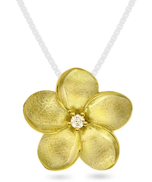 Anheng i gull m/dia. 0,05 WSI, blomst